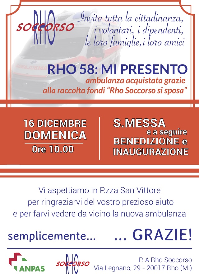 Rho58 inaugurazione